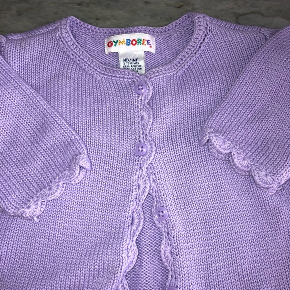 Gymboree Lavender Sweater and Matching Leggings Size 6-12 Months - Picture 4 of 6